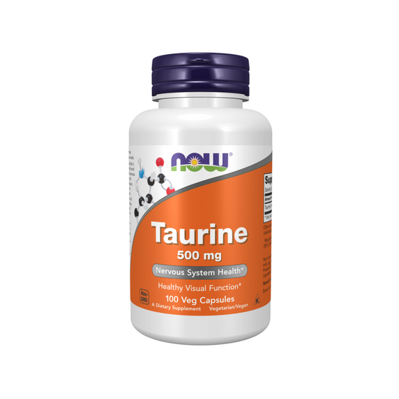 NOW Taurine 500 mg 100 caps