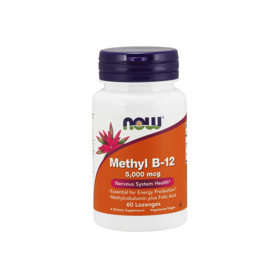 NOW Methyl B-12 5 000 mcg 60 sugtabletter