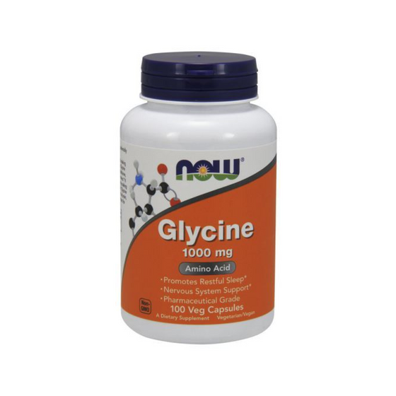 NOW Glycine 1000 mg 100 vegkapslar