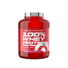  Scitec Nutrition 100% WHEY Protein Professional - Vit Choklad med Jordgubbssmak