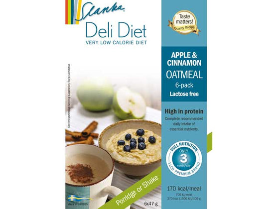 Slanka Deli Diet - Apple Cinnamon Oatmeal