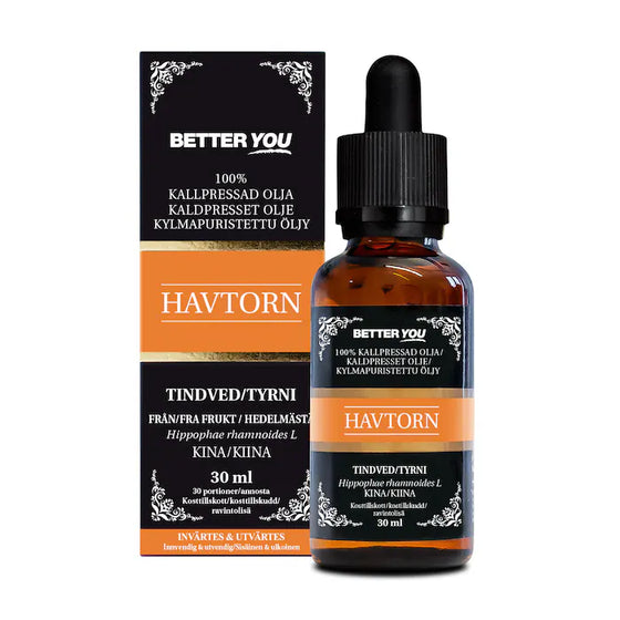 Better you Havtornsfruktolja - Kallpressad 30 ml