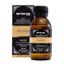  Better you Mandelolja - Kallpressad 100 & 250 ml
