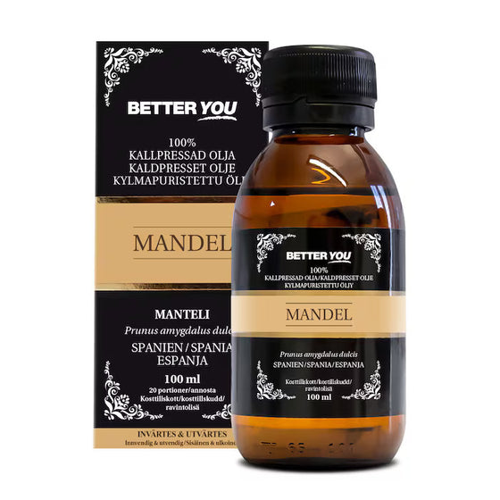 Better you Mandelolja - Kallpressad 100 & 250 ml