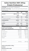 Scitec Nutrition 100 Whey Protein Professional 5kg - Choklad
