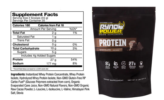 Rynopower Whey Protein Chocolate 907g