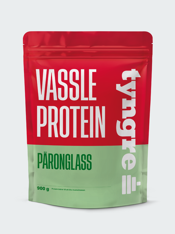 Tyngre - Vassle Protein Päronglass