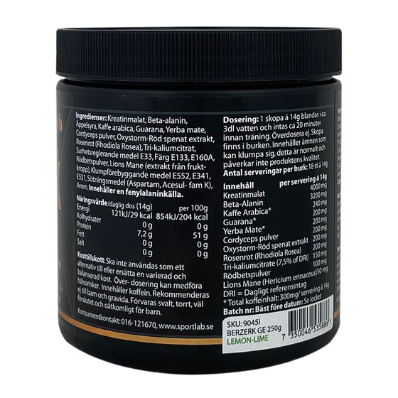 Berzerk Golden Edition 250g