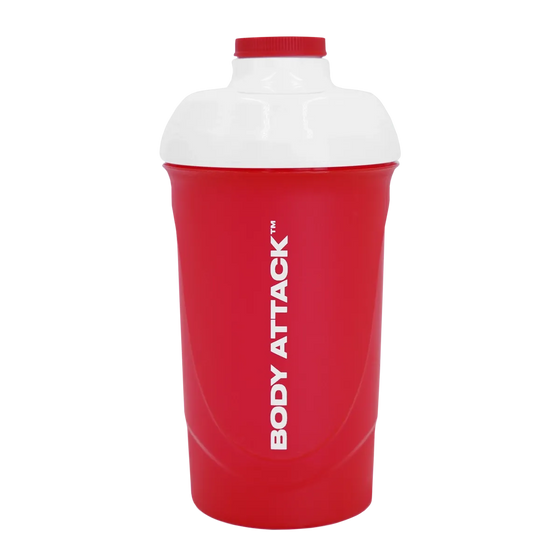 Bodyattack Shaker Red/White 600ml