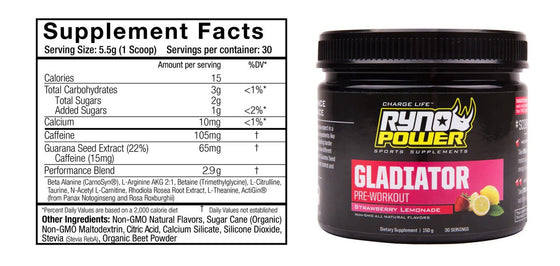 GLADIATOR Strawberry Lemonade PWO