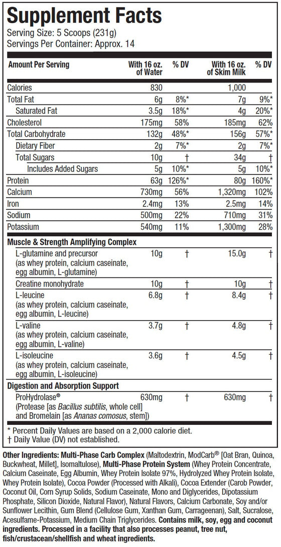 MuscleTech Mass Tech Elite Protein/Gainer