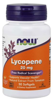  NOW Lycopene 20 mg 50 kapslar (EJ SVENSK ETIKETT)