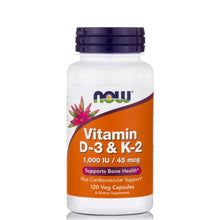 NOW Vitamin D-3/K2 1000 IU/45 mcg 120 vegkap