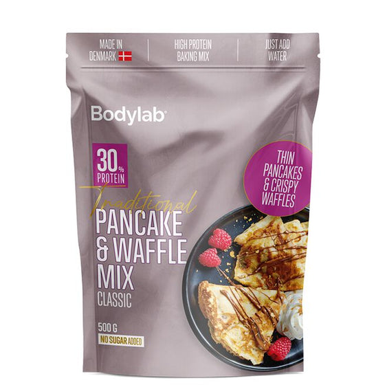 Bodylab Pannkaks- & Våffelmix 500 g Classic