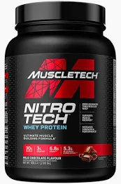Muscletech Nitro-Tech Vassleprotein Milk chocolate 900g