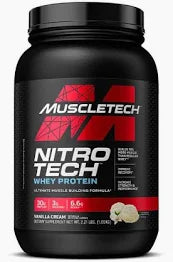  Muscletech Nitro-Tech Vassleprotein Vanilla ice cream 900g