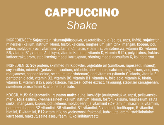 Slanka Deli Diet 6-Pack - Cappuccino Shake
