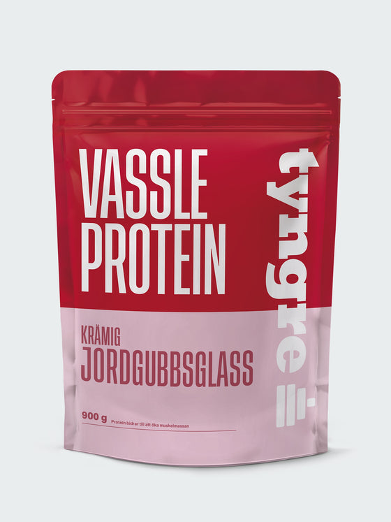 Tyngre - Vassle Protein Krämig Jordgubbsglass